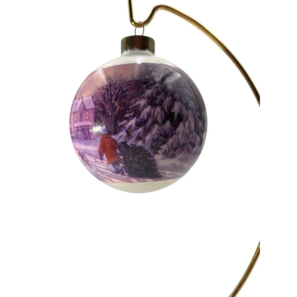 Vintage 1998 Hallmark‎ Keepsake Ball Ornament Memories Of Christmas NIB
